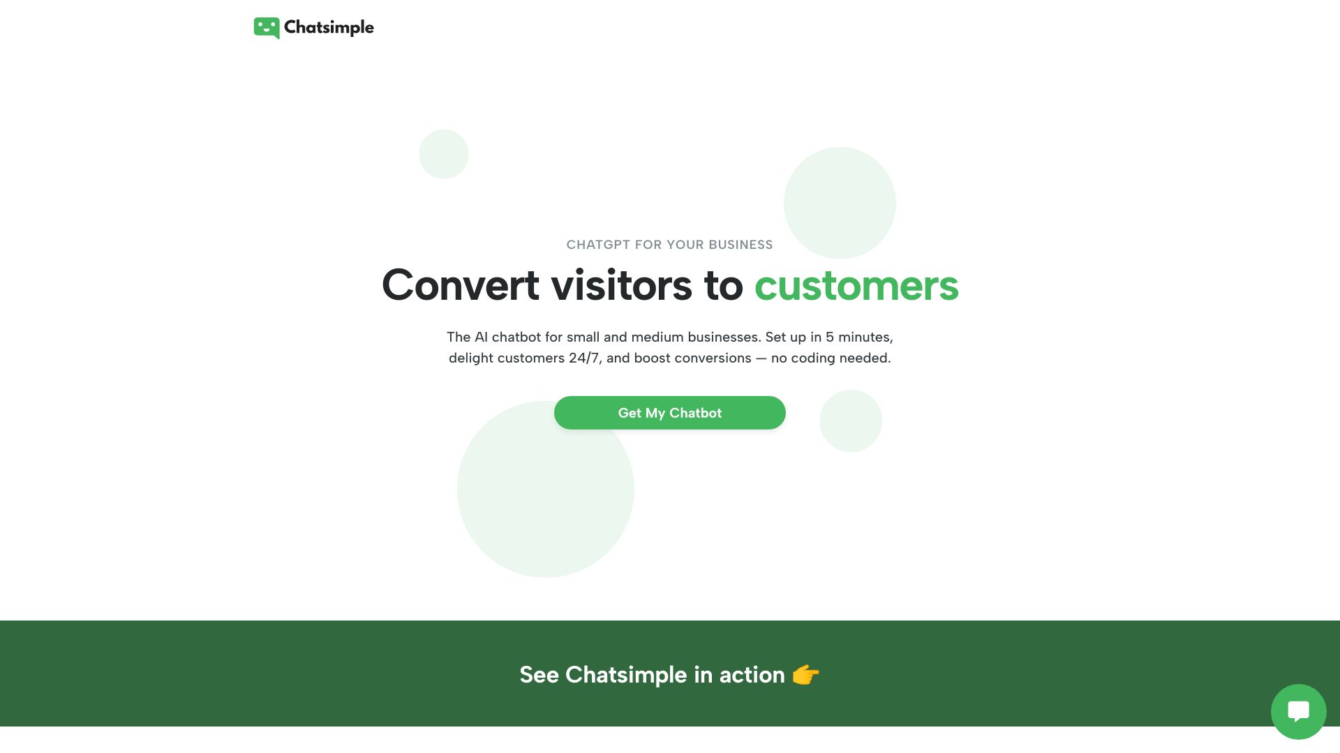 Chatsimple网页截图,Chatsimple网页快照