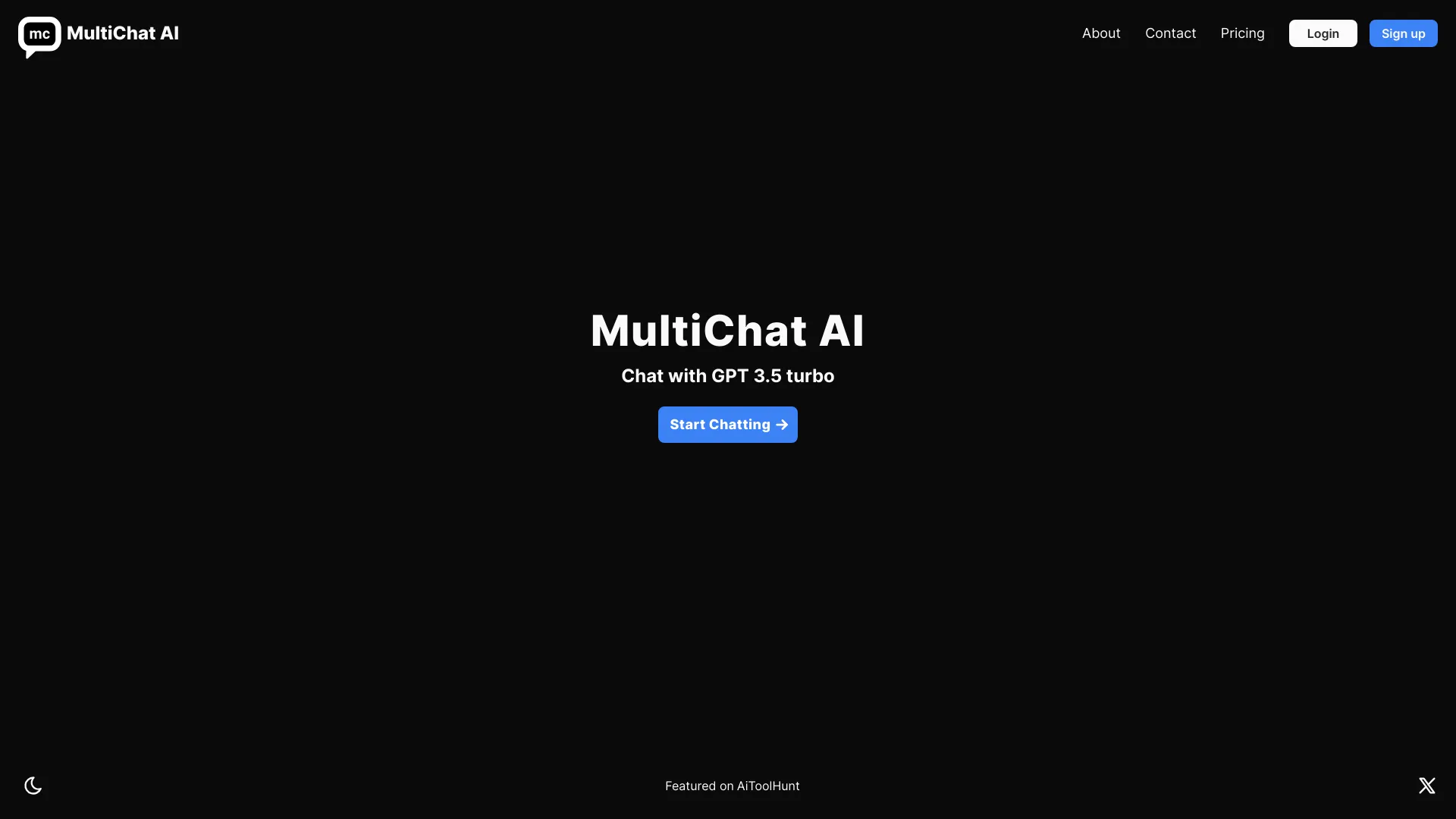 MultiChat AI网页截图,MultiChat AI网页快照