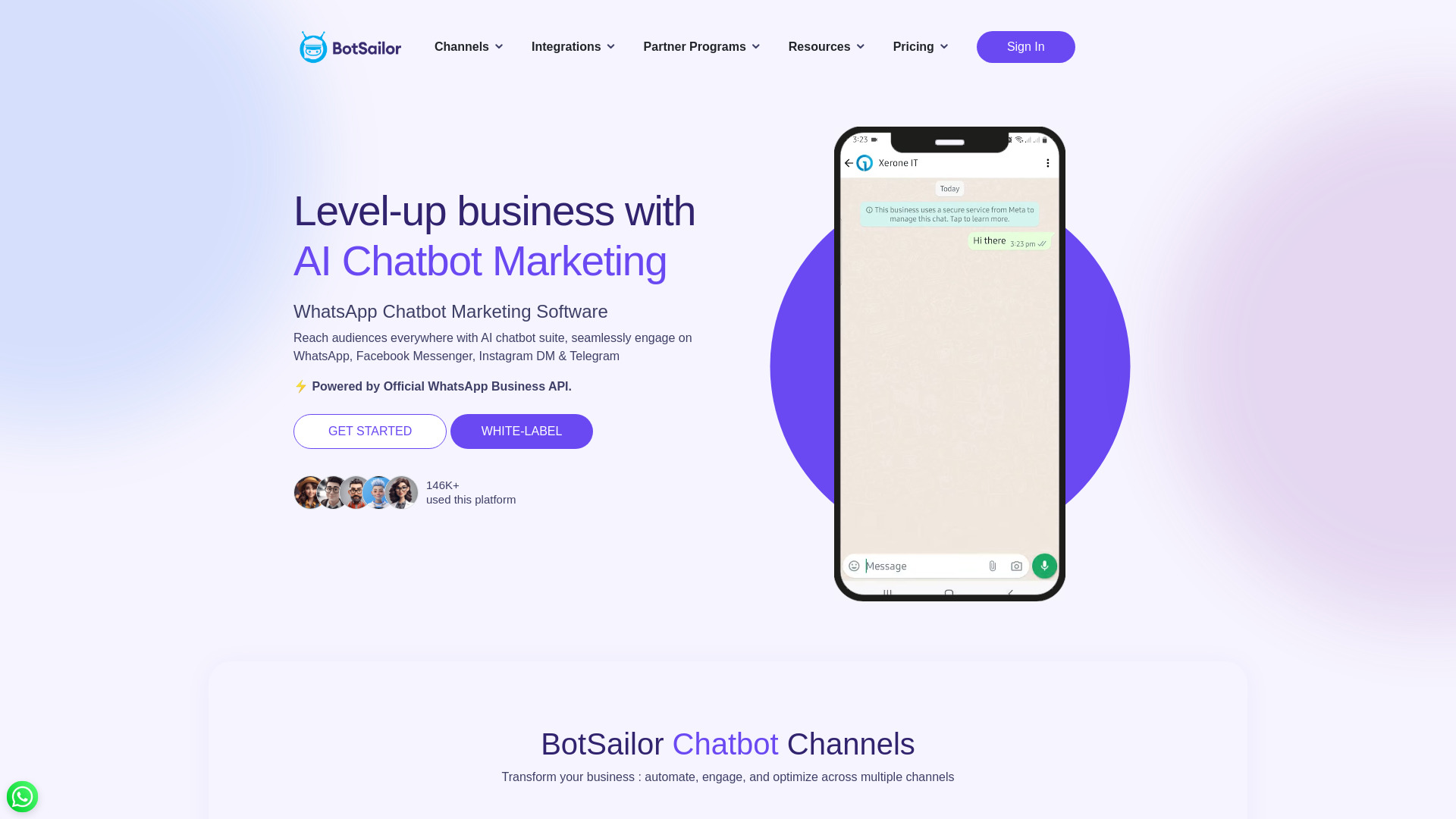 BotSailor网页截图,BotSailor网页快照