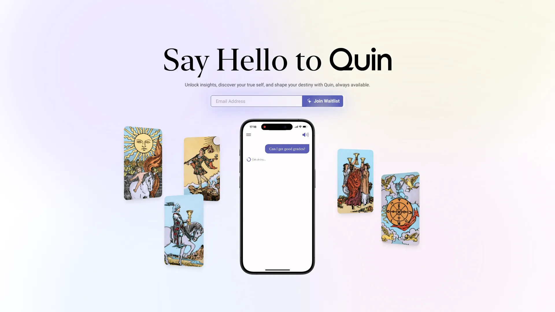 Quin AI网页截图,Quin AI网页快照