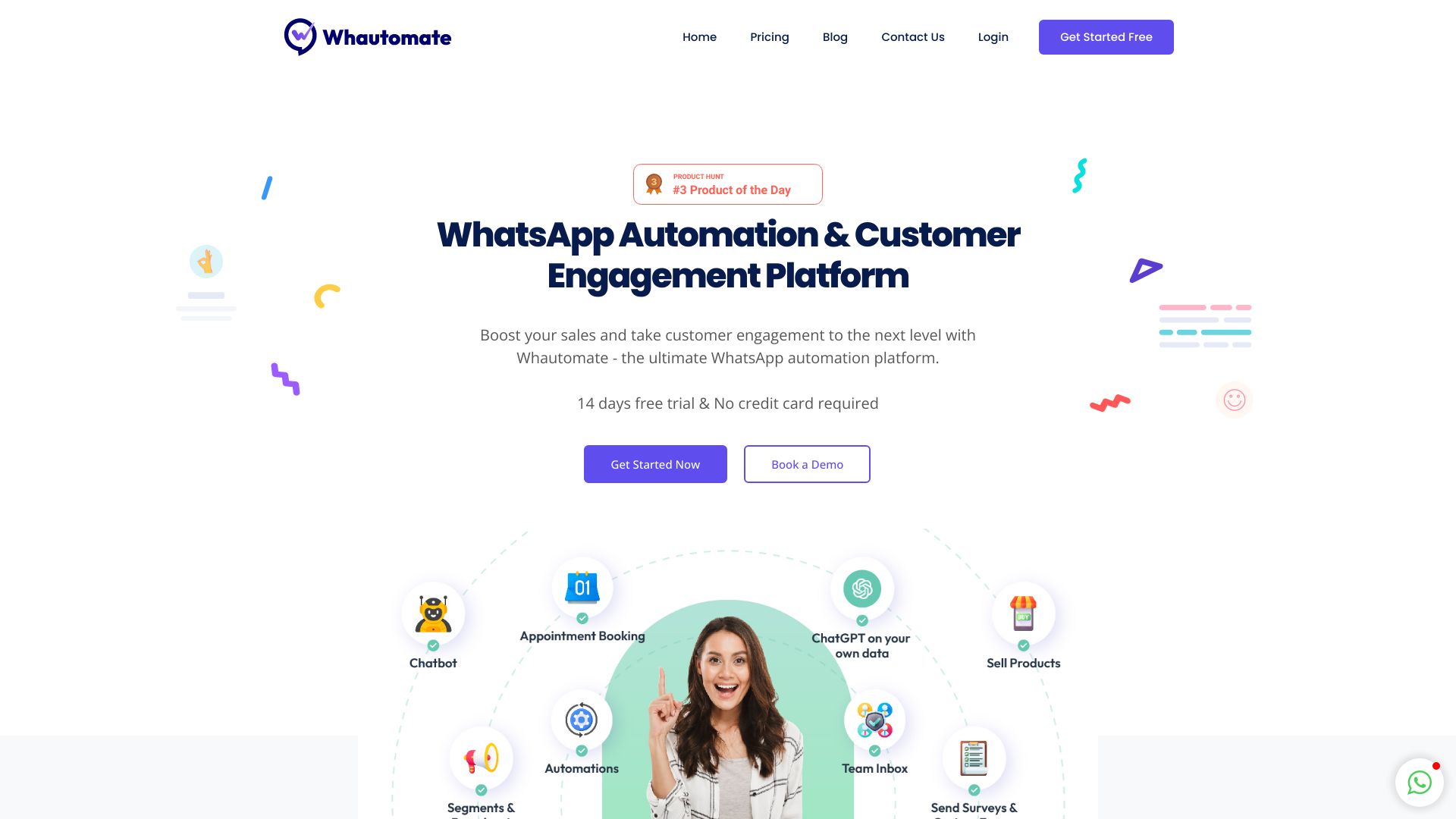Whautomate网页截图,Whautomate网页快照