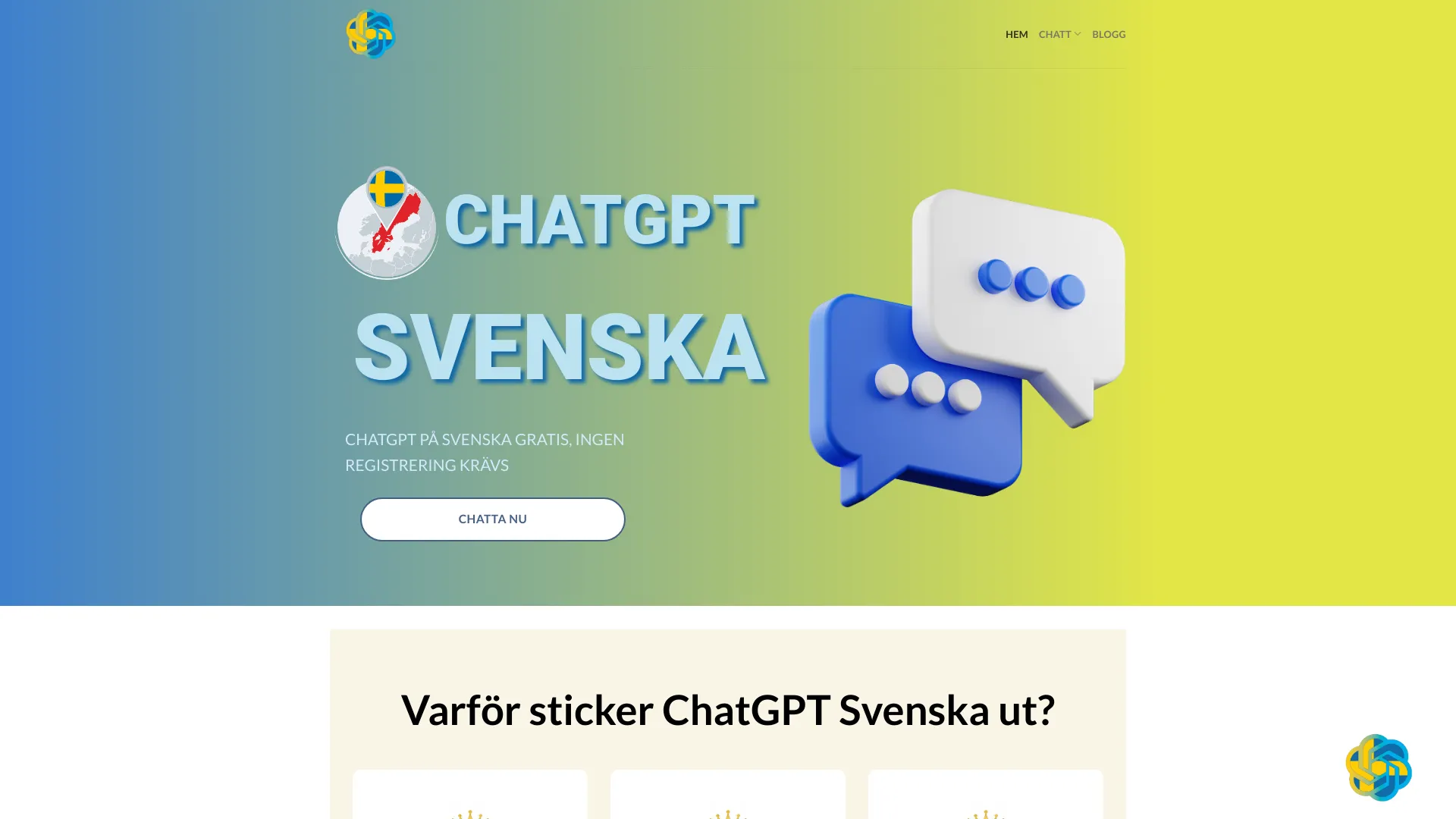ChatGPT Svenska网页截图,ChatGPT Svenska网页快照