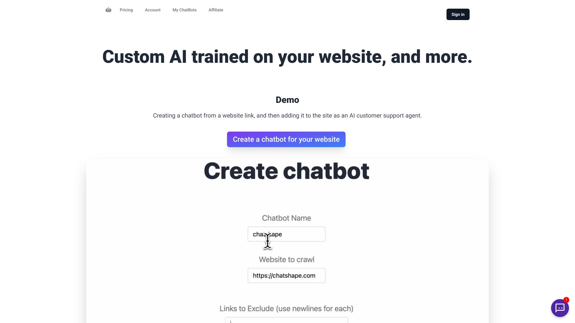ChatShape网页截图,ChatShape网页快照