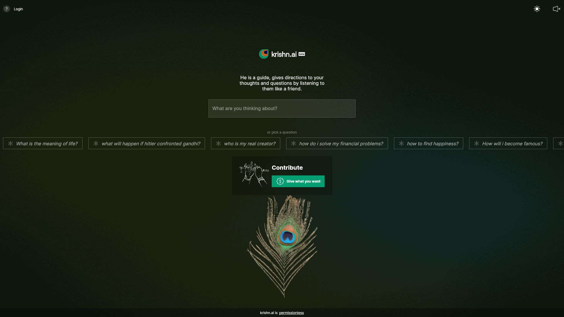 Krishn.ai网页截图,Krishn.ai网页快照