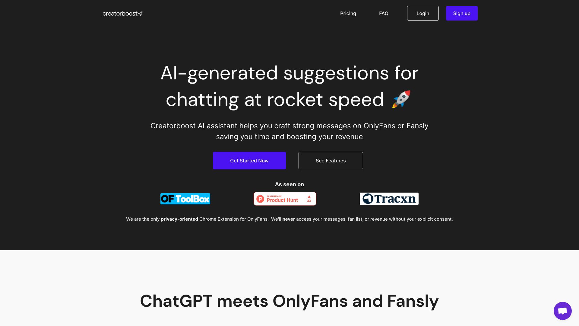 Creatorboost网页截图,Creatorboost网页快照