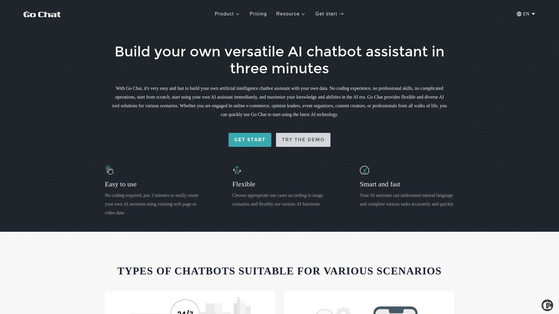 Go Chat网页截图,Go Chat网页快照