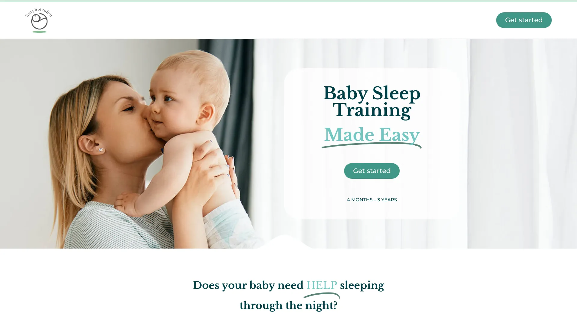 BabySleepBot网页截图,BabySleepBot网页快照