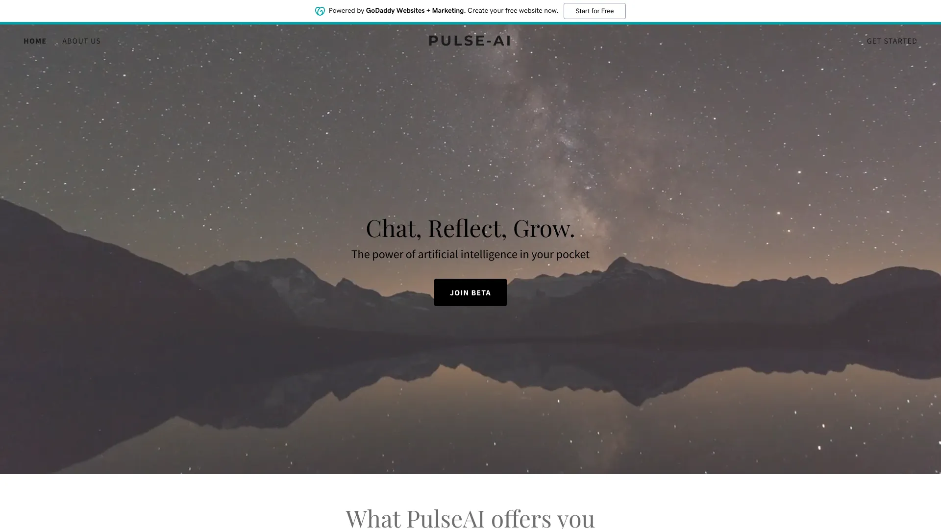 PulseAI网页截图,PulseAI网页快照