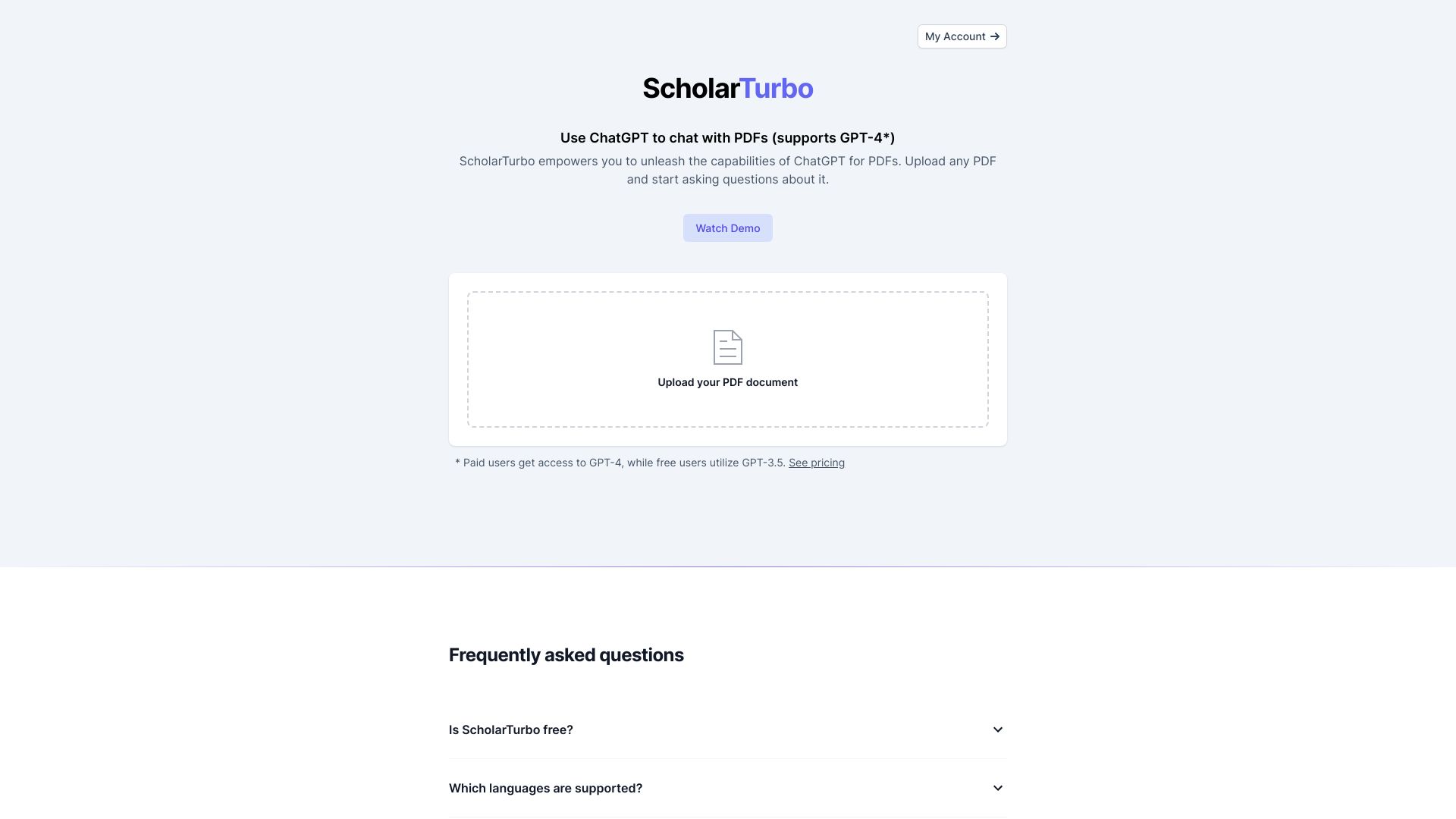 ScholarTurbo网页截图,ScholarTurbo网页快照