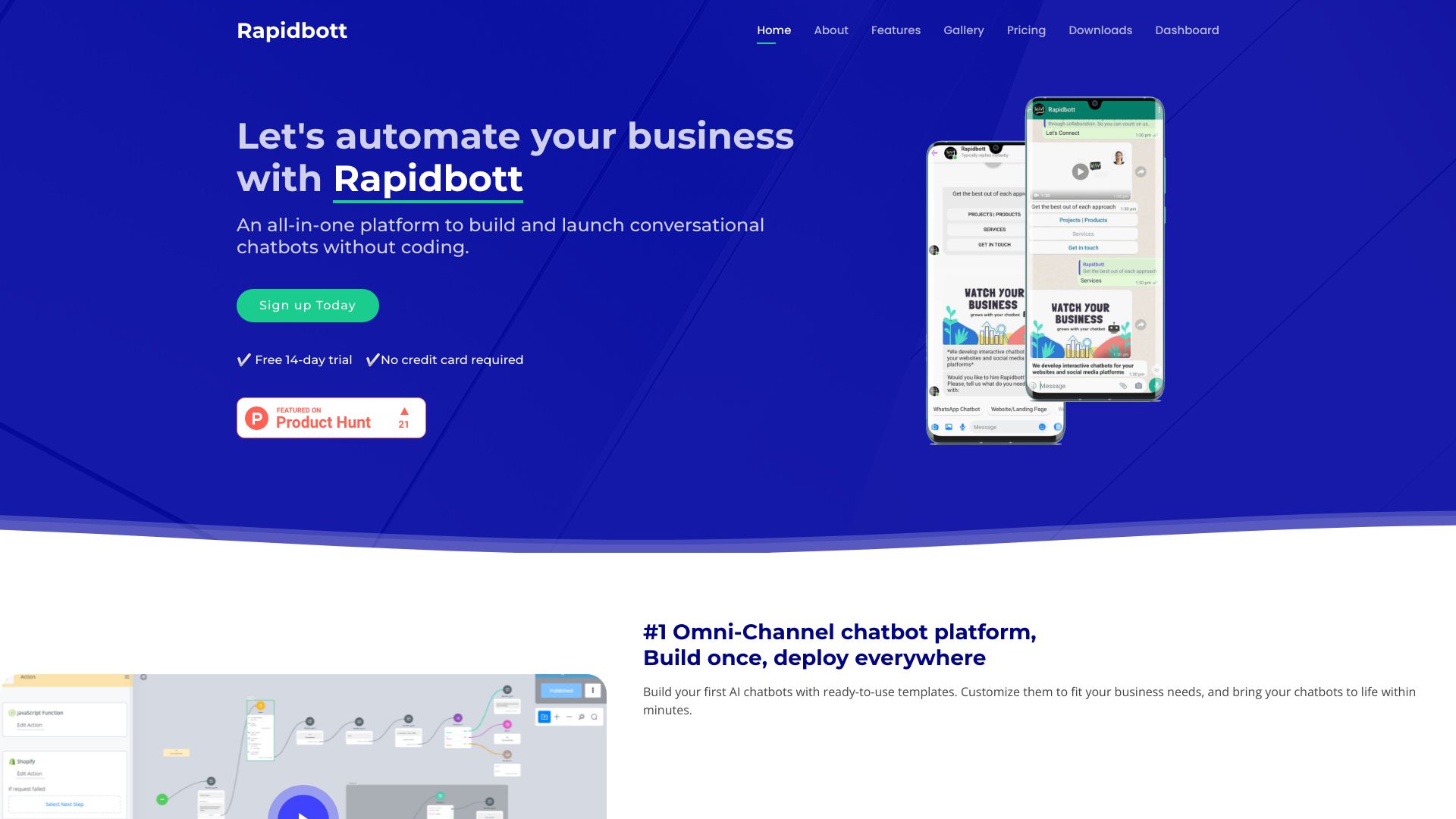 Rapidbott网页截图,Rapidbott网页快照
