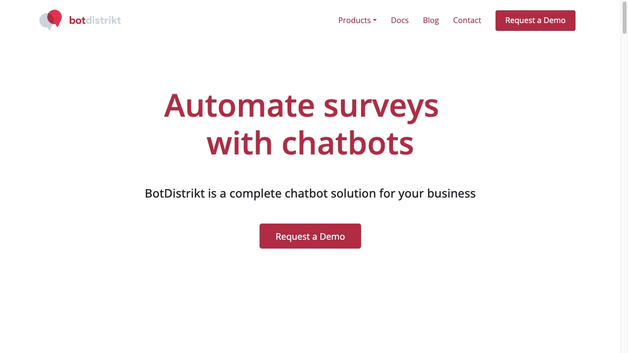 BotDistrikt网页截图,BotDistrikt网页快照