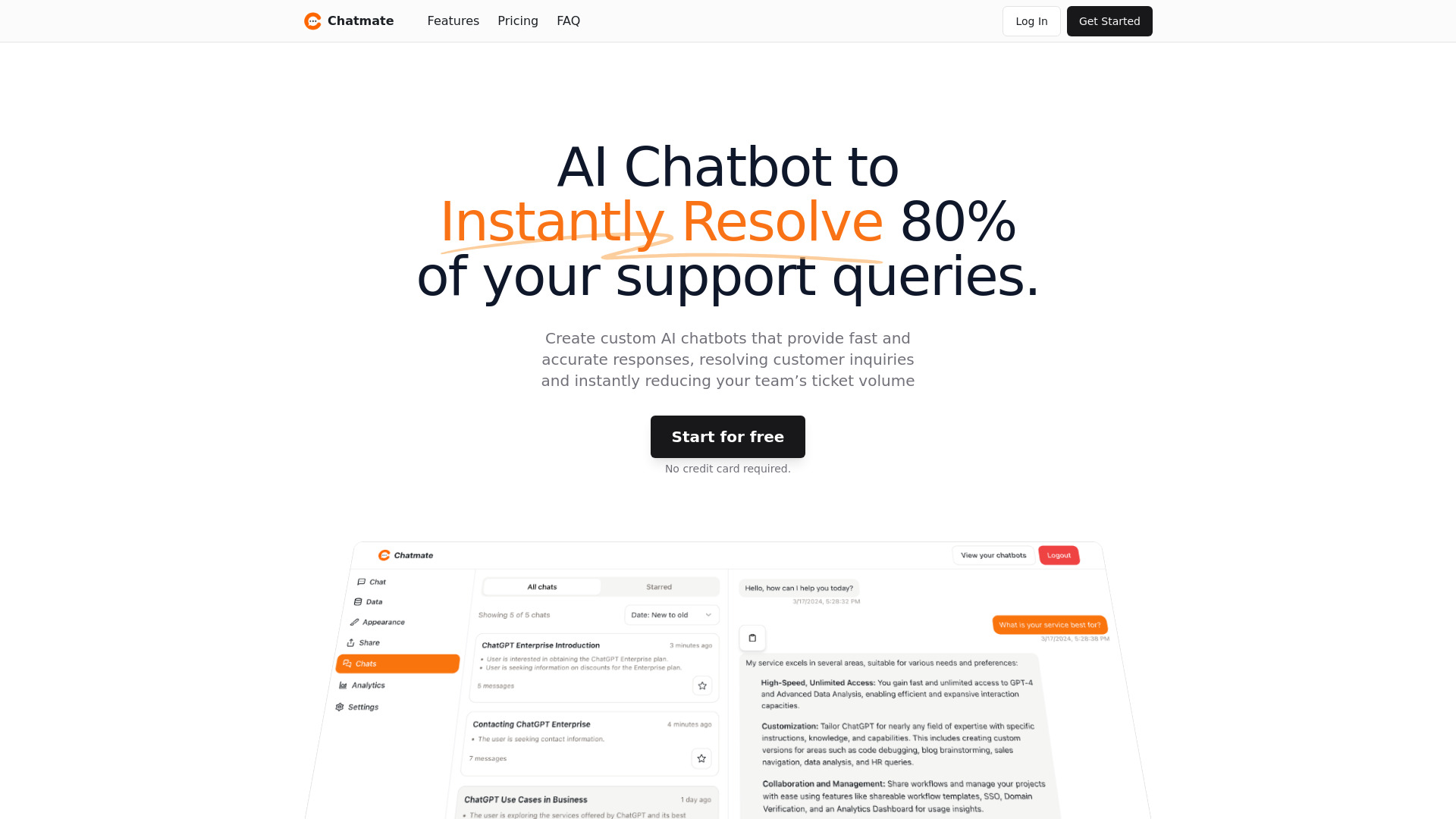 Chatmate.so网页截图,Chatmate.so网页快照