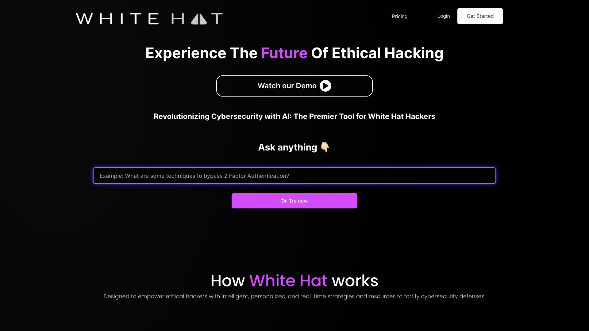 White Hat网页截图,White Hat网页快照