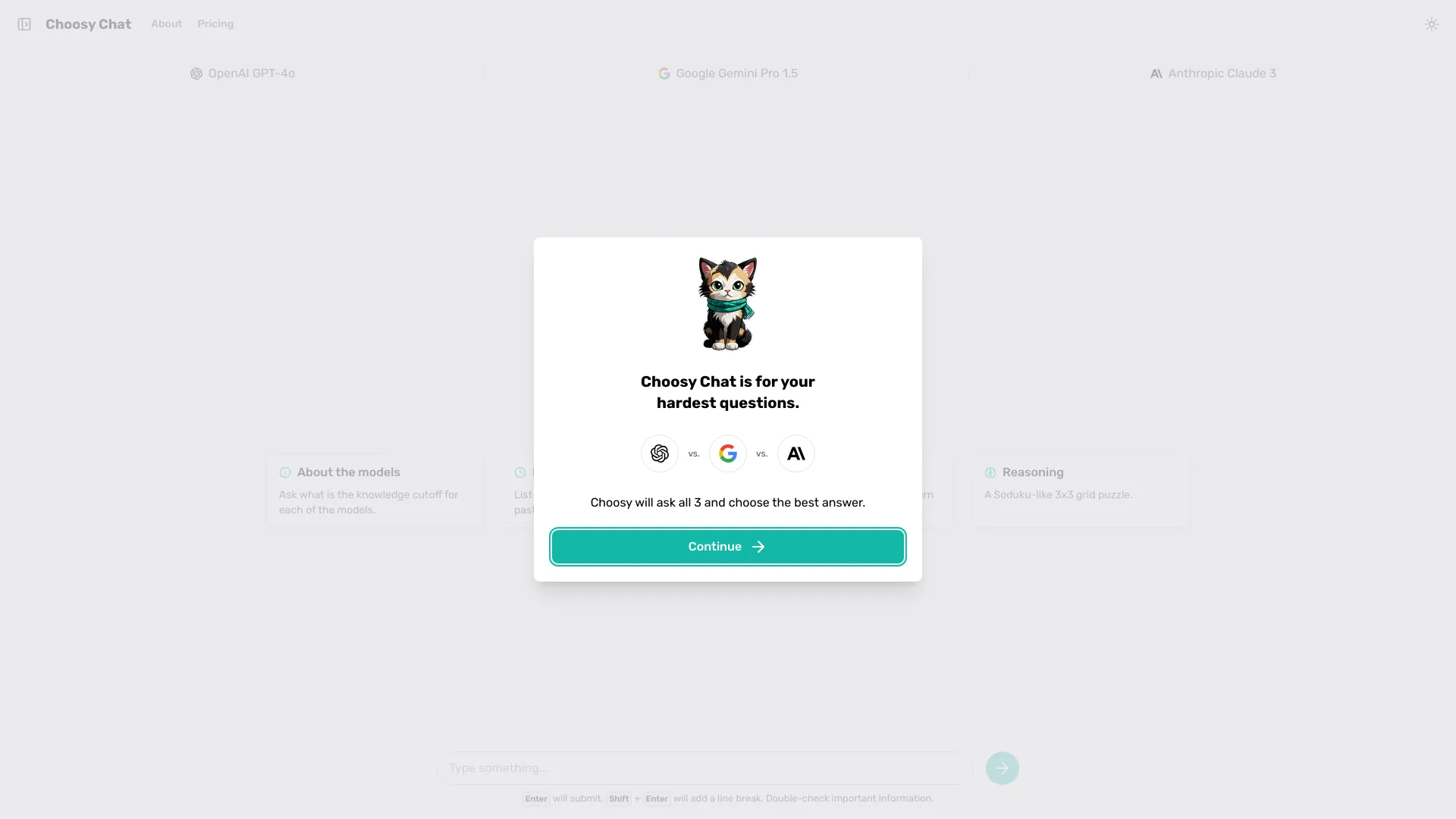 Choosy Chat网页截图,Choosy Chat网页快照