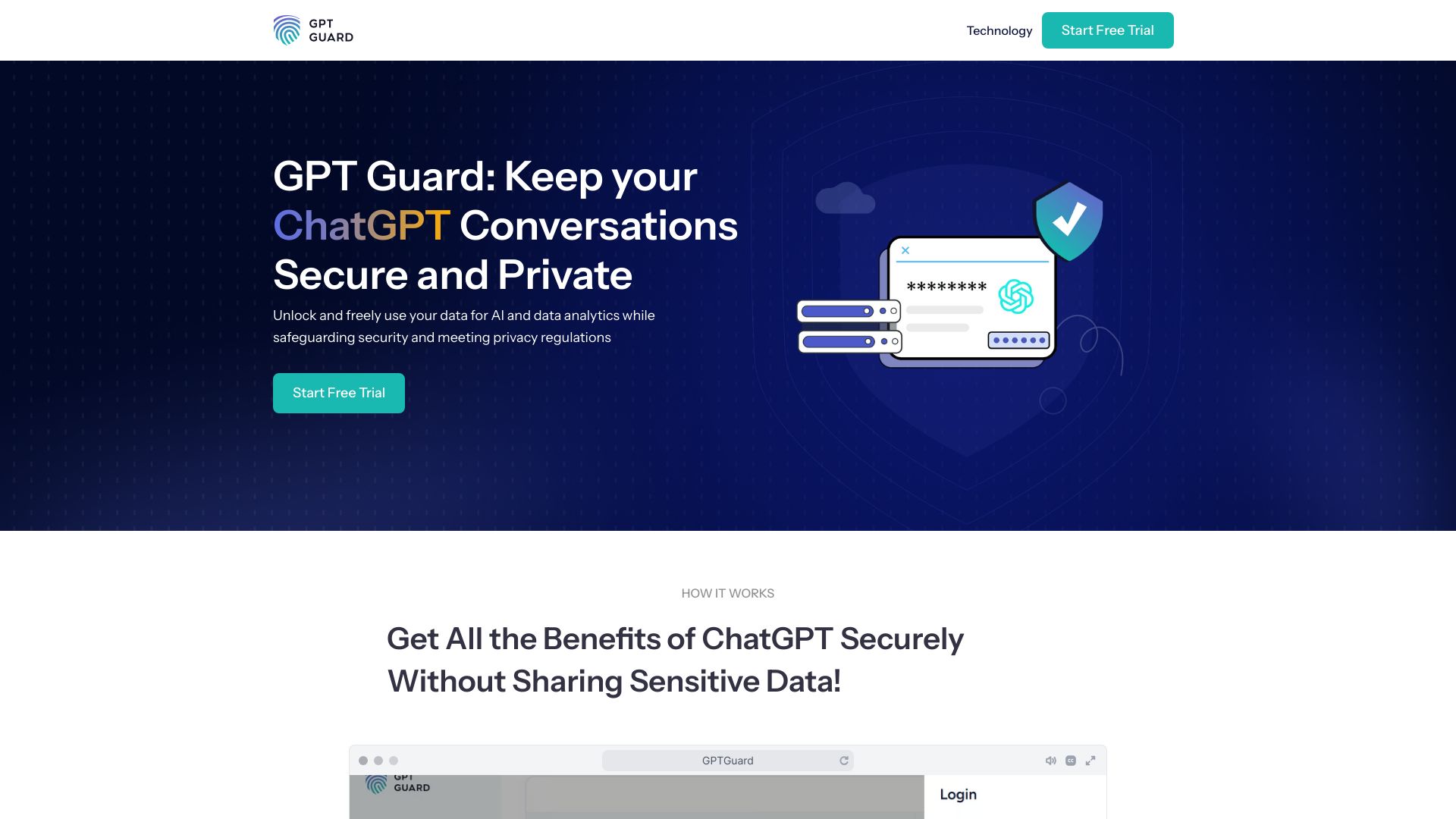 GPTGuard网页截图,GPTGuard网页快照