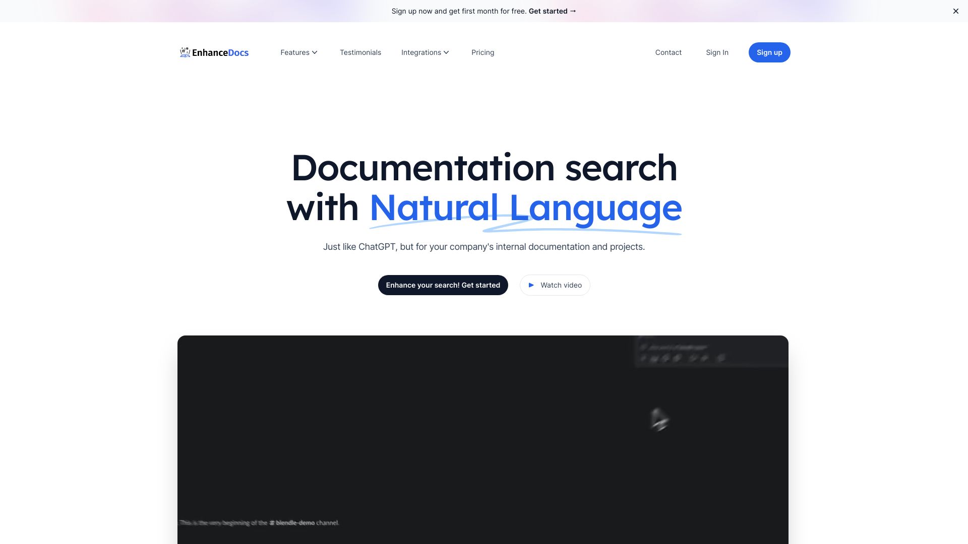 EnhanceDocs网页截图,EnhanceDocs网页快照