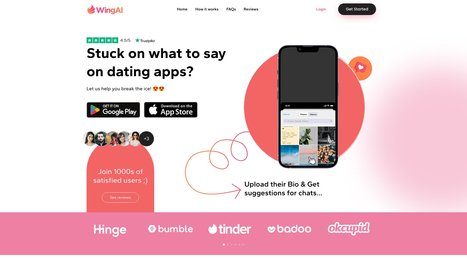 WingAI: Your AI Wingman网页截图,WingAI: Your AI Wingman网页快照