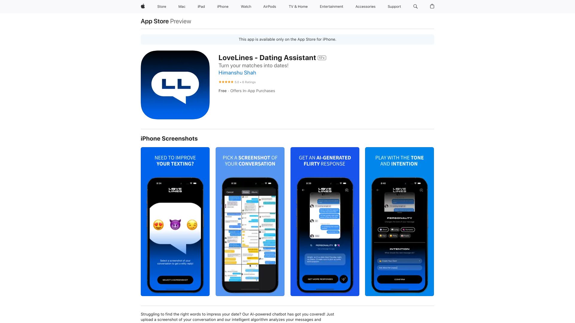 Love Lines网页截图,Love Lines网页快照