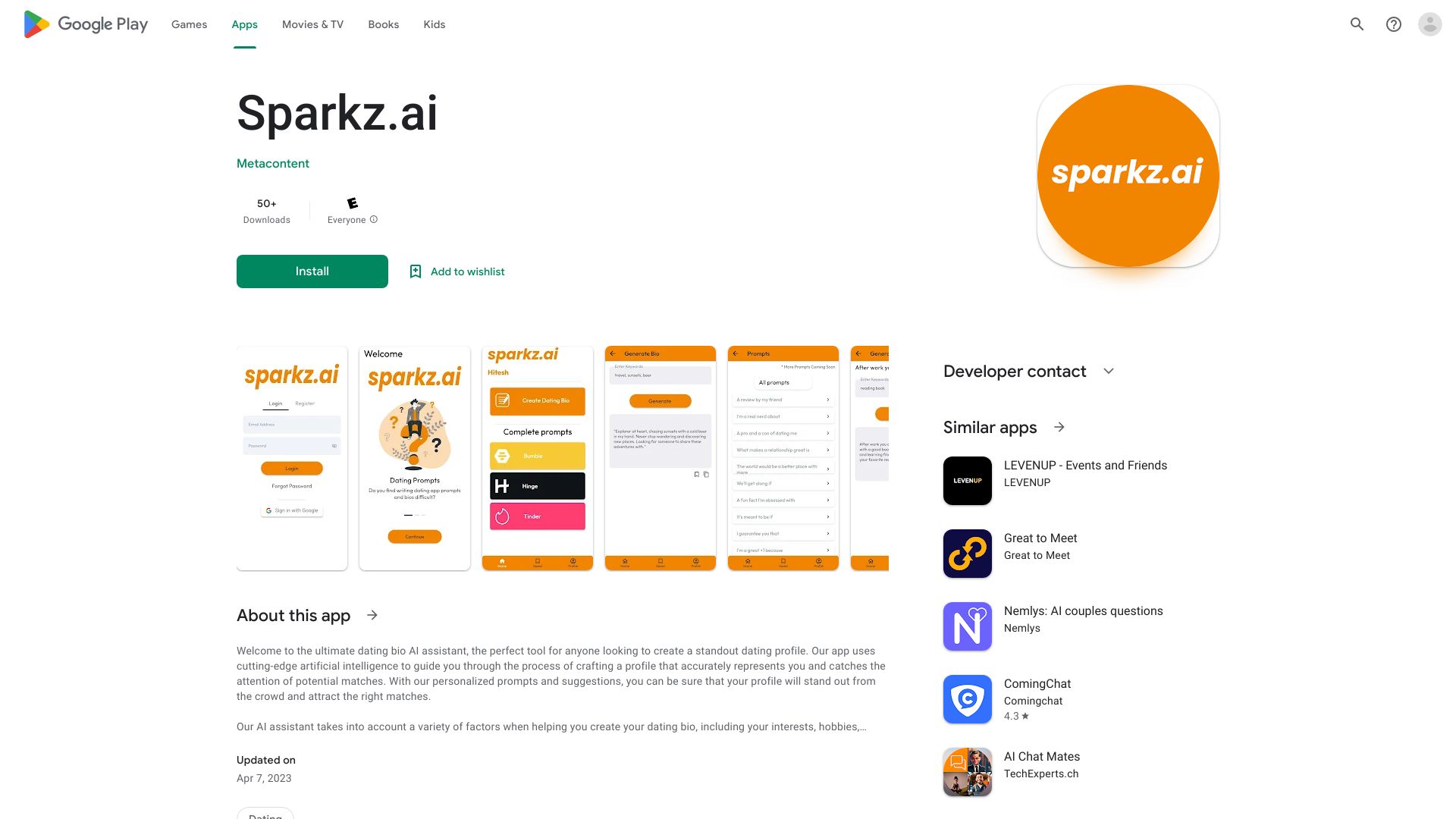 Sparkz.AI网页截图,Sparkz.AI网页快照