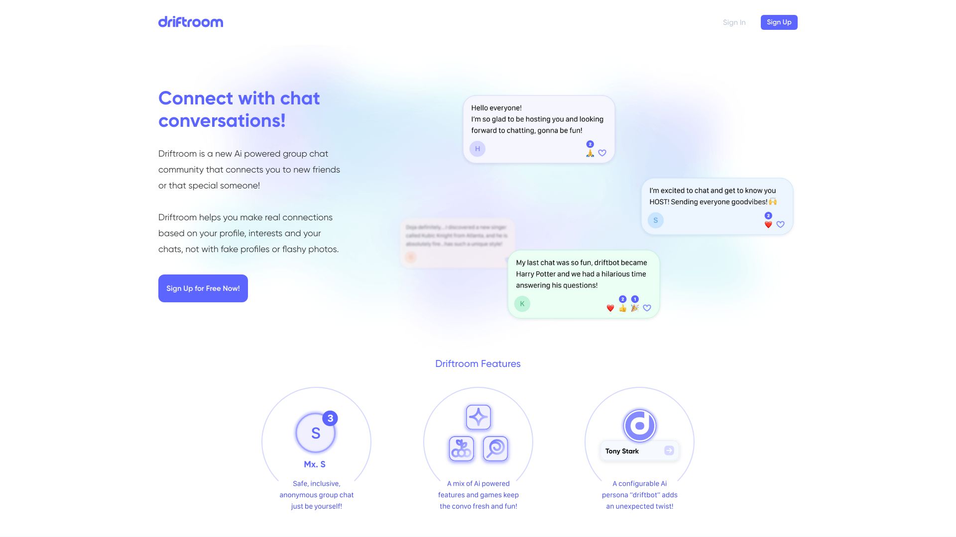 Driftroom网页截图,Driftroom网页快照