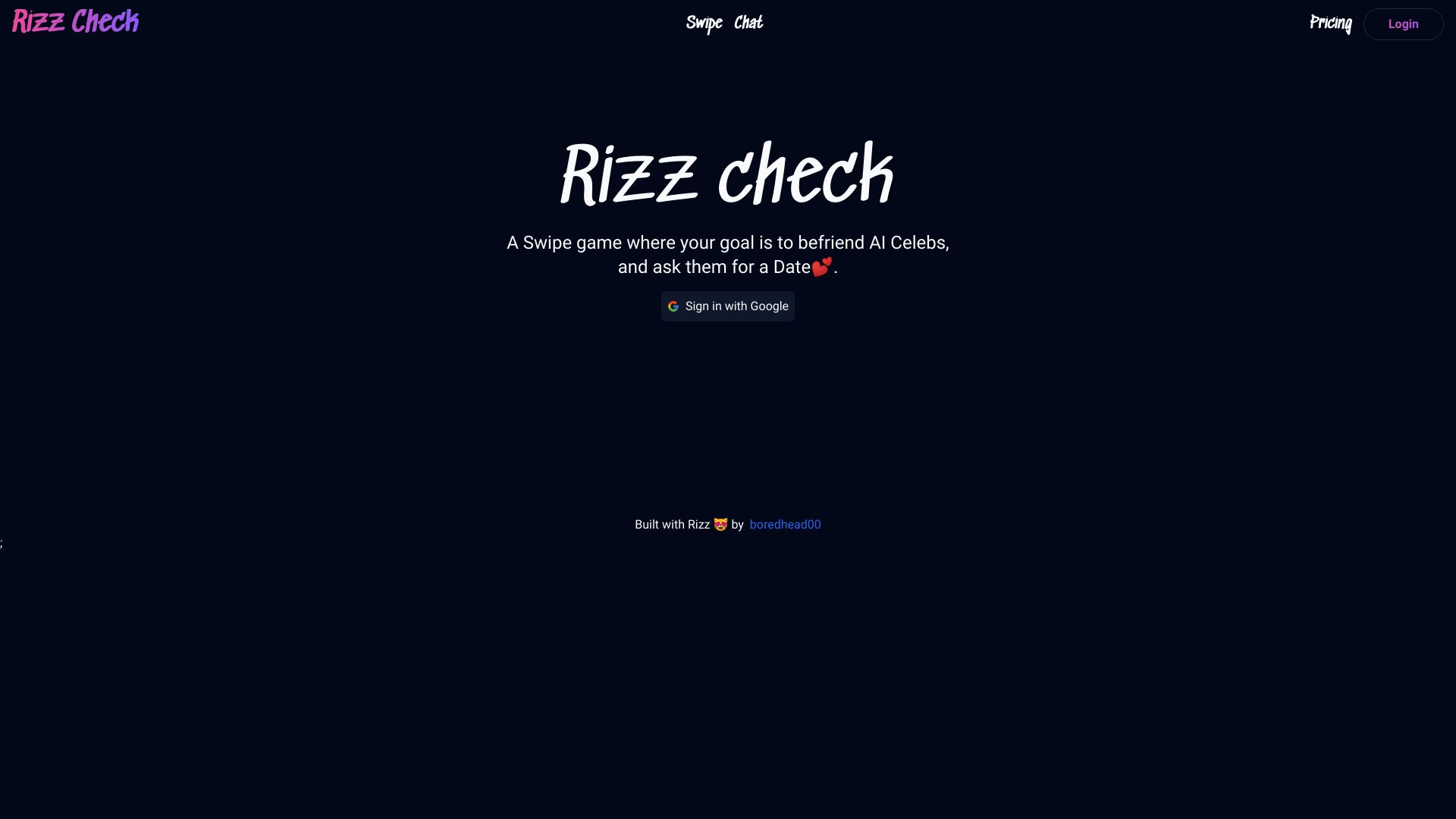Rizz Check网页截图,Rizz Check网页快照