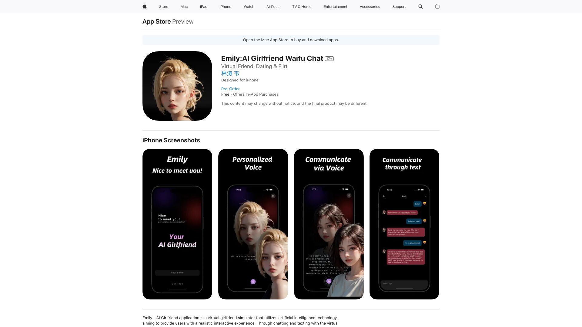 Emily网页截图,Emily网页快照