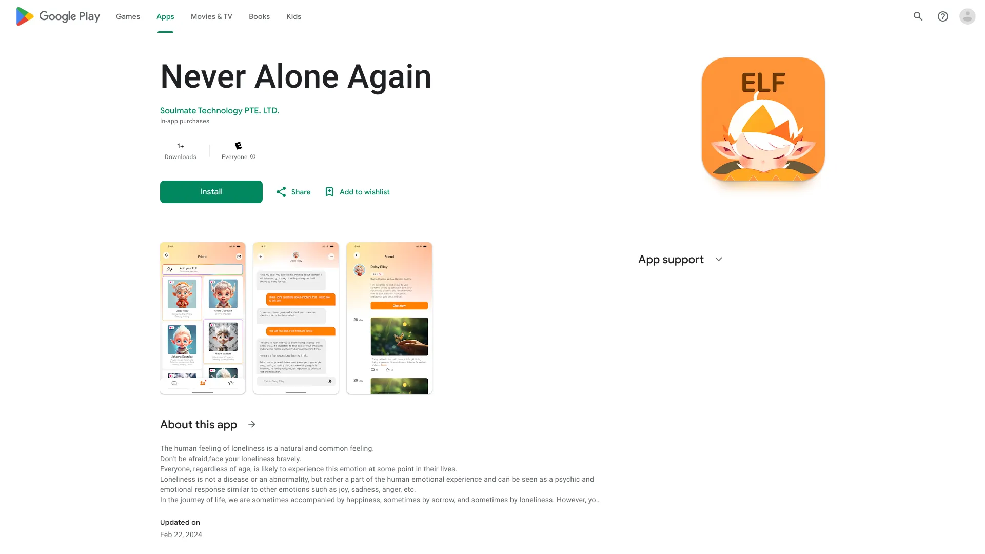 Never Alone Again网页截图,Never Alone Again网页快照