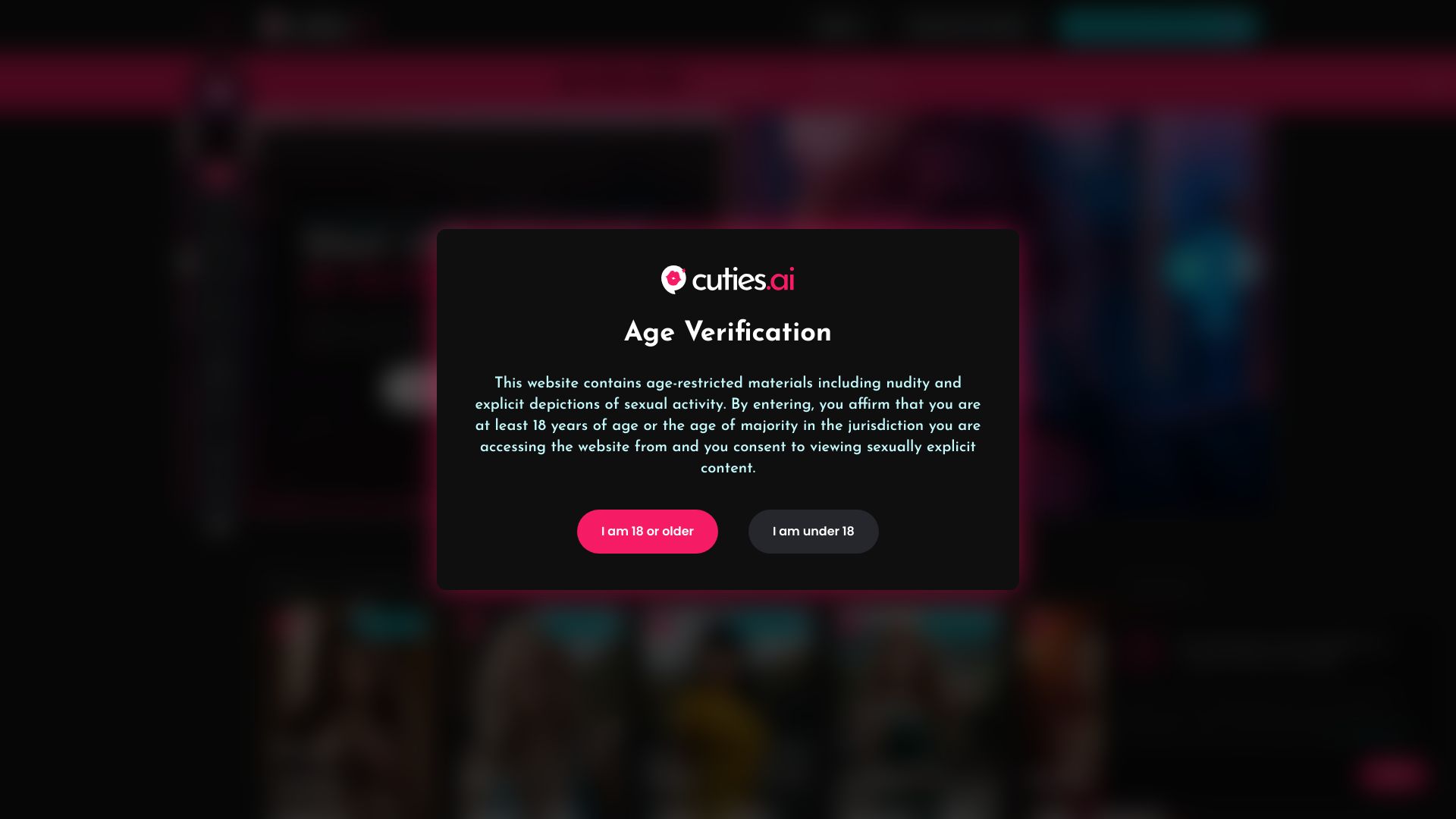 Cuties.ai网页截图,Cuties.ai网页快照