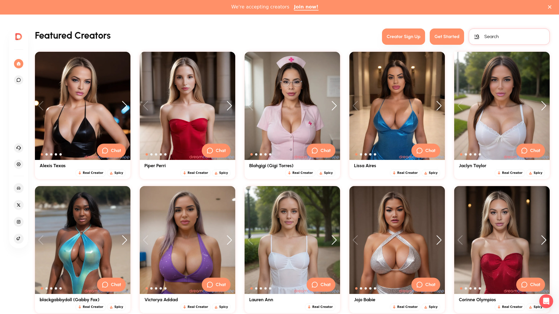 Dreamly网页截图,Dreamly网页快照