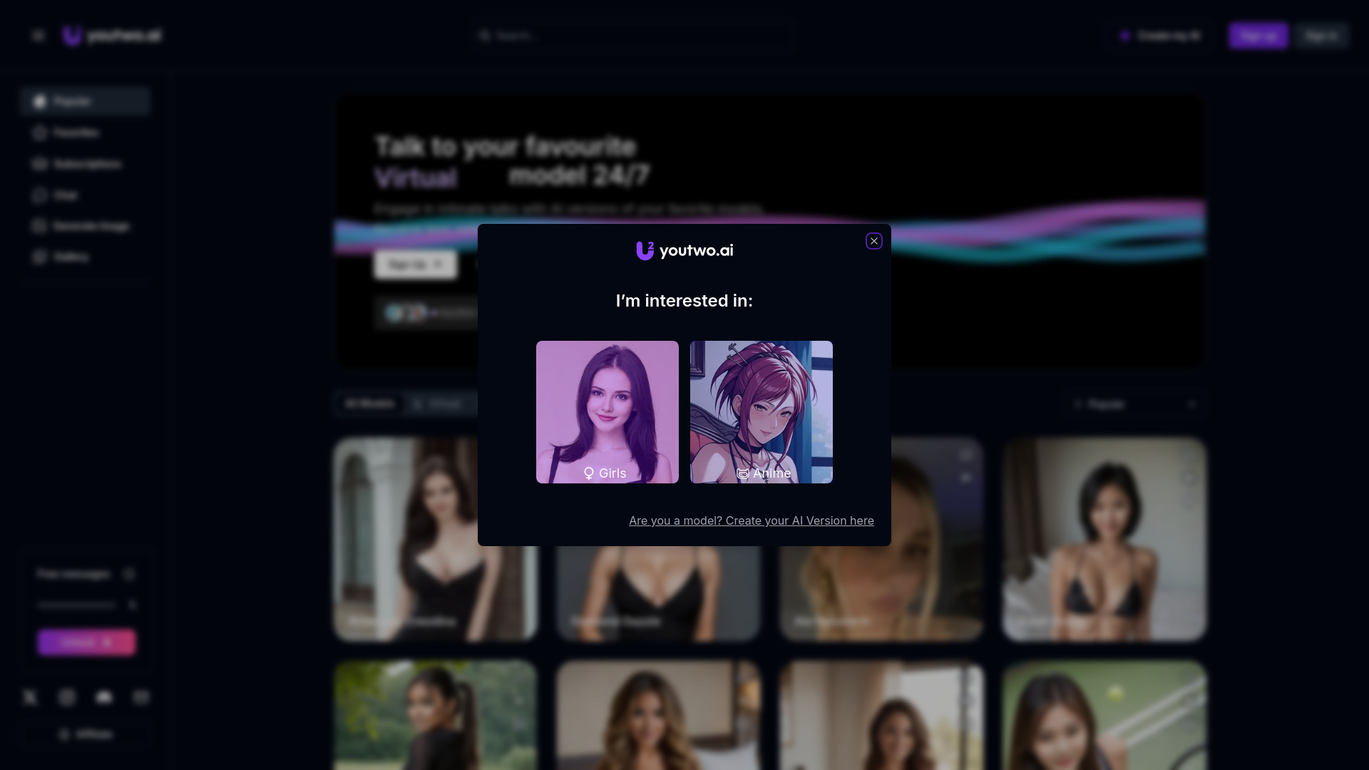 Fanfinity AI网页截图,Fanfinity AI网页快照