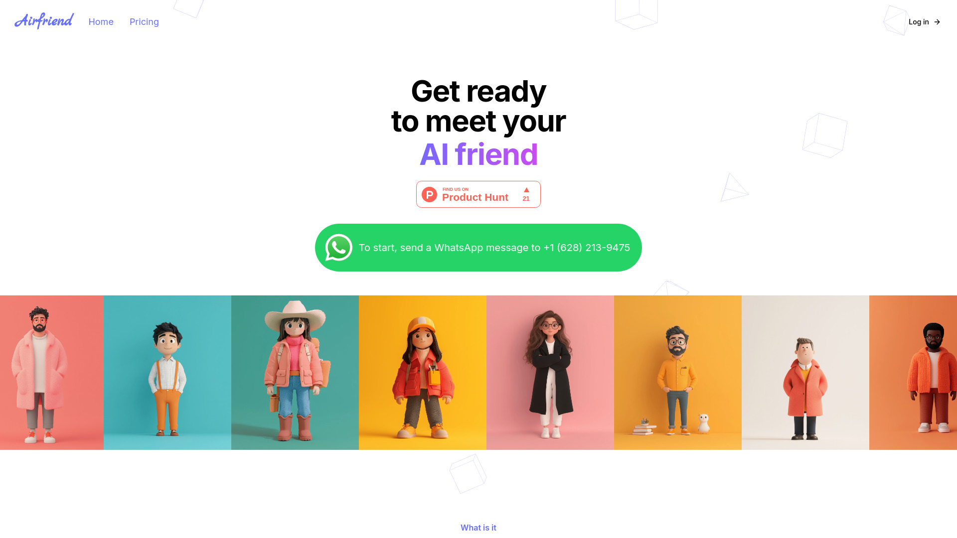 Airfriend网页截图,Airfriend网页快照