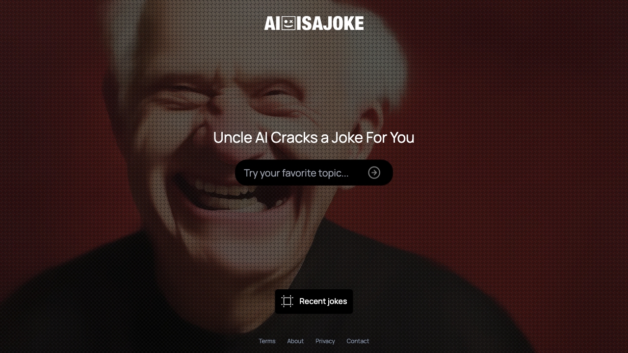 AI is a Joke网页截图,AI is a Joke网页快照