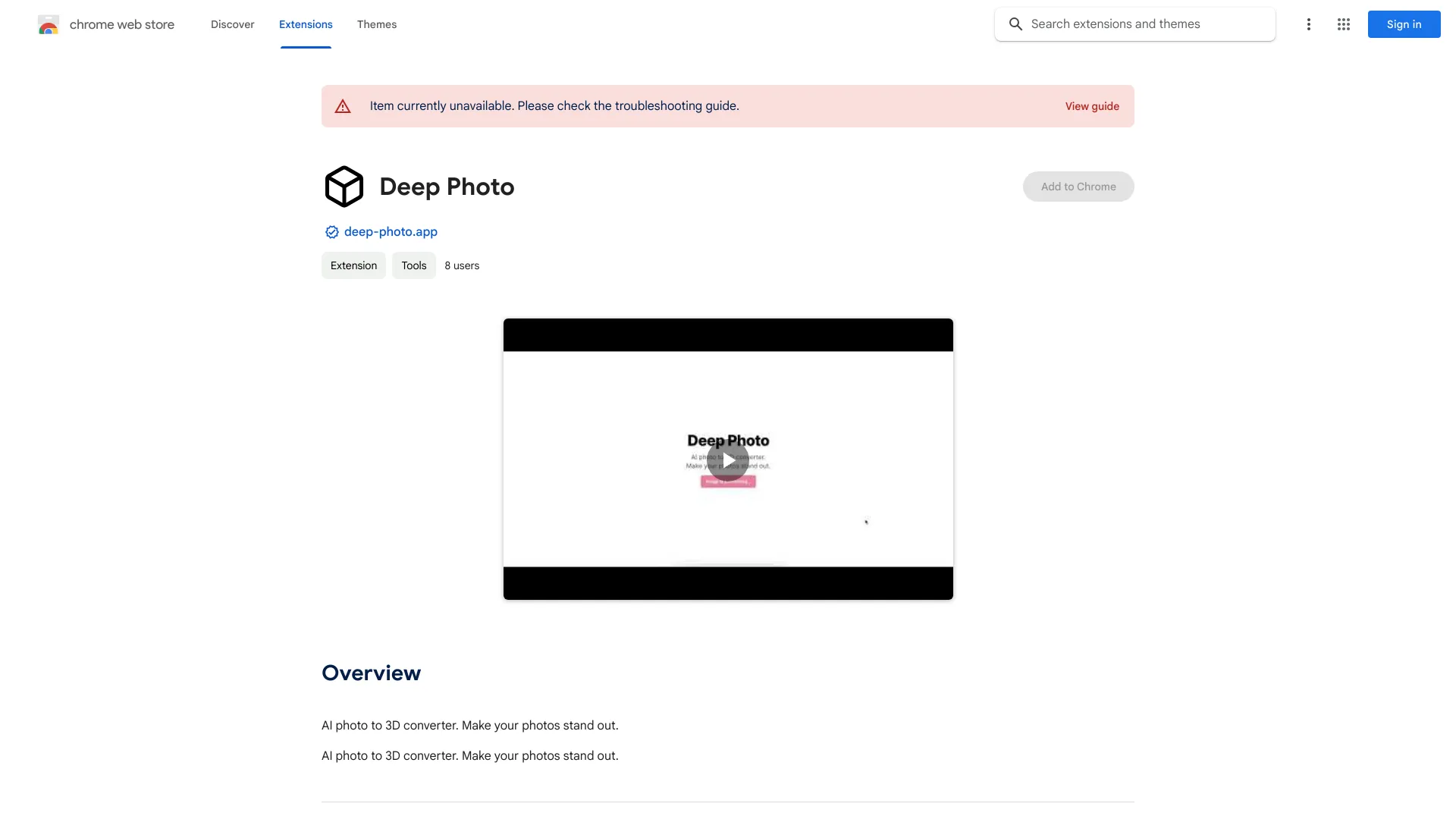 Deep Photo网页截图,Deep Photo网页快照