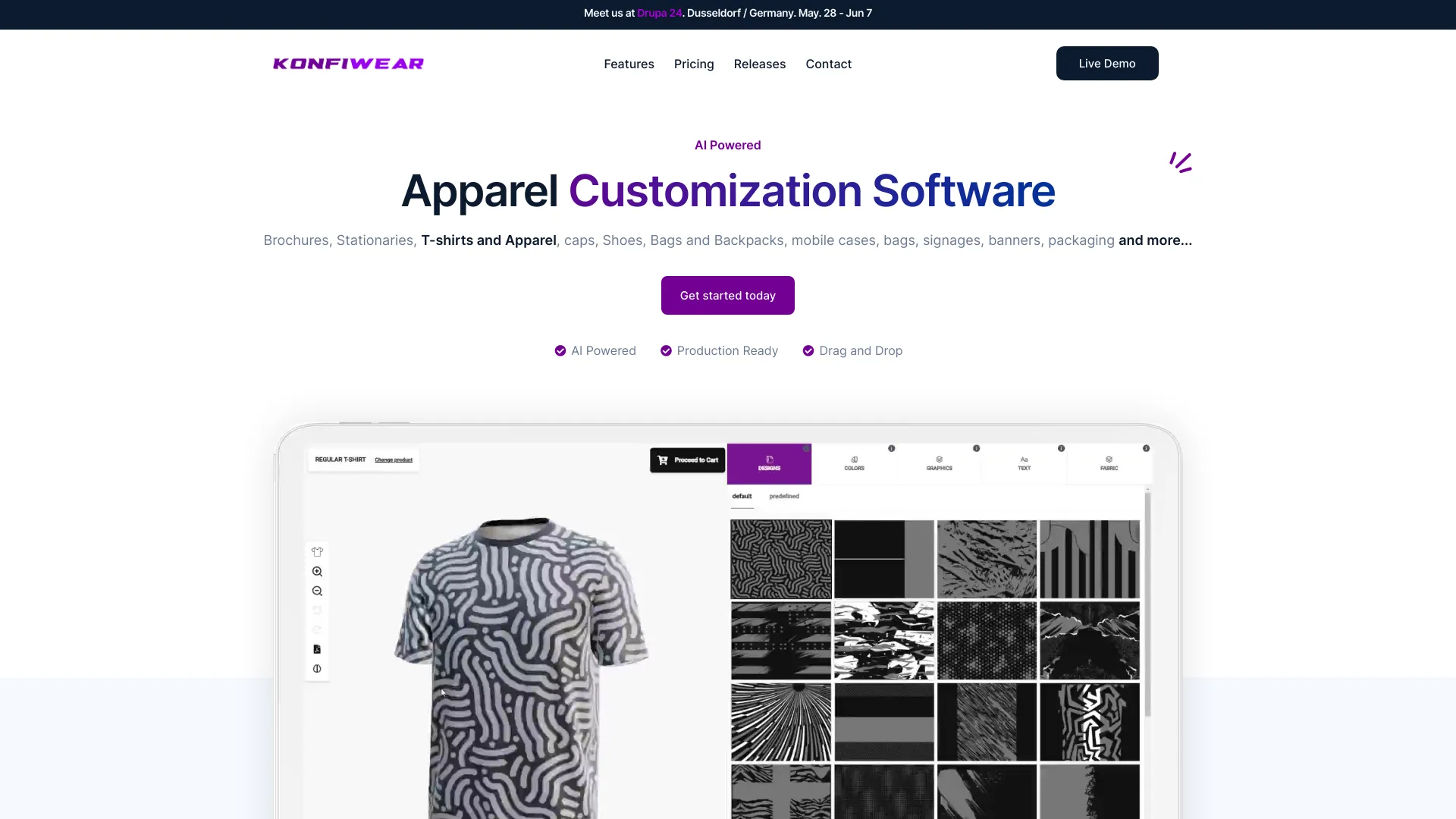 KONFIWEAR网页截图,KONFIWEAR网页快照
