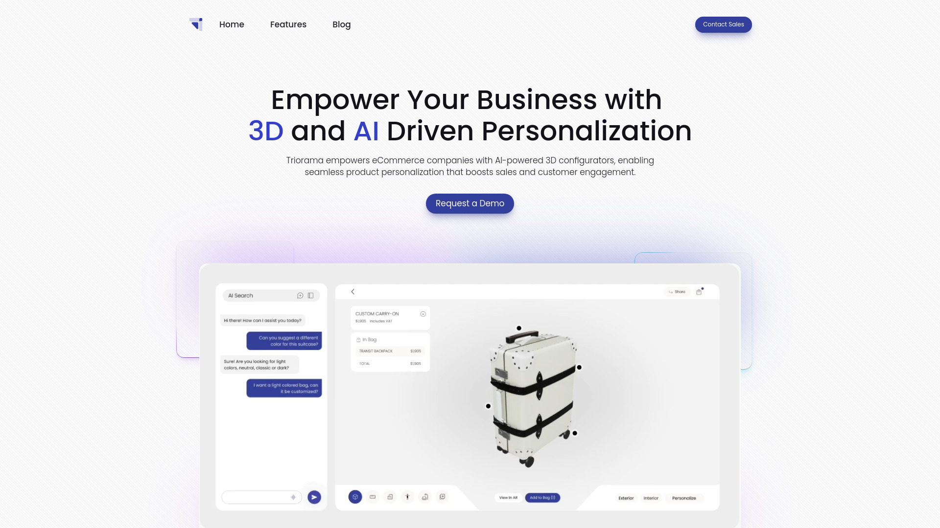 Triorama AI网页截图,Triorama AI网页快照