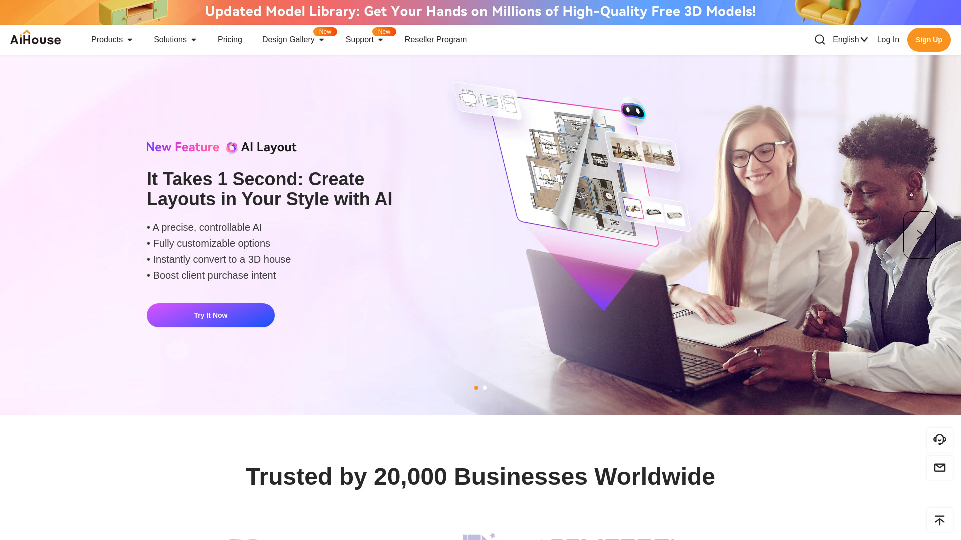 AiHouse网页截图,AiHouse网页快照