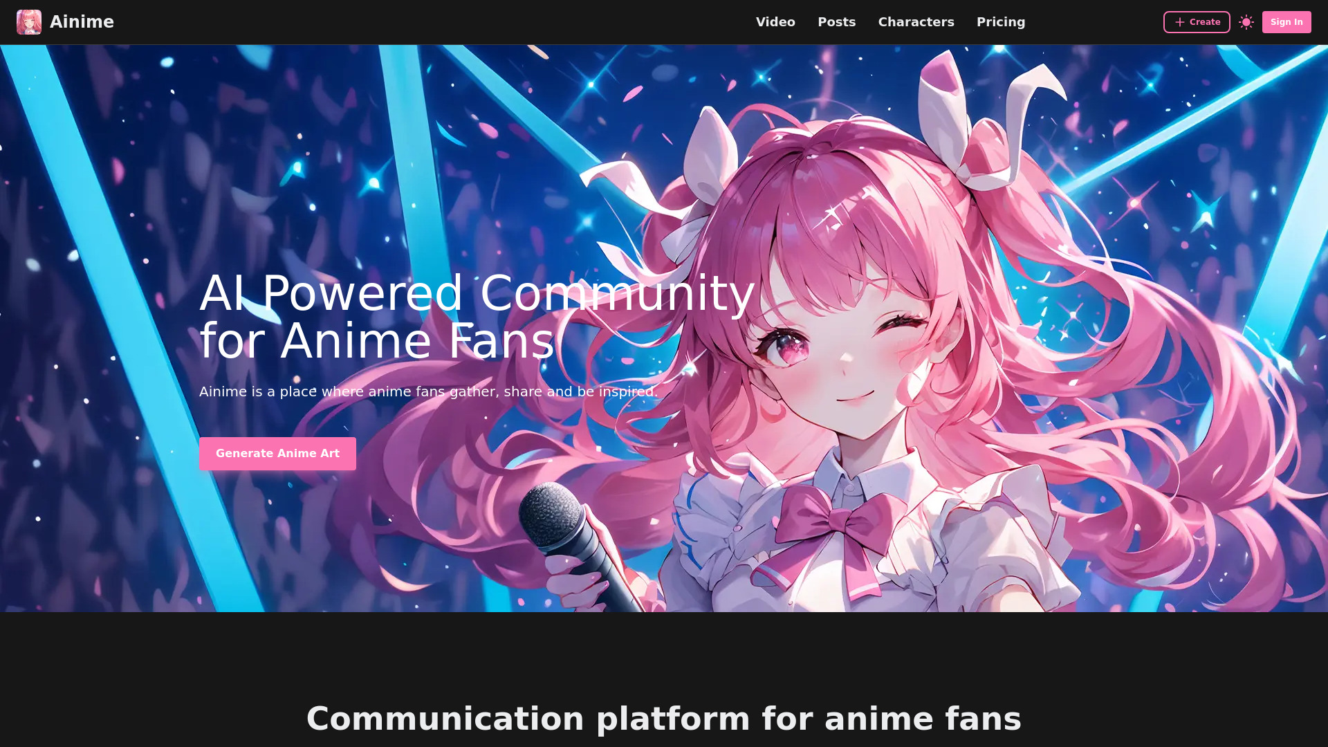 Ainime网页截图,Ainime网页快照