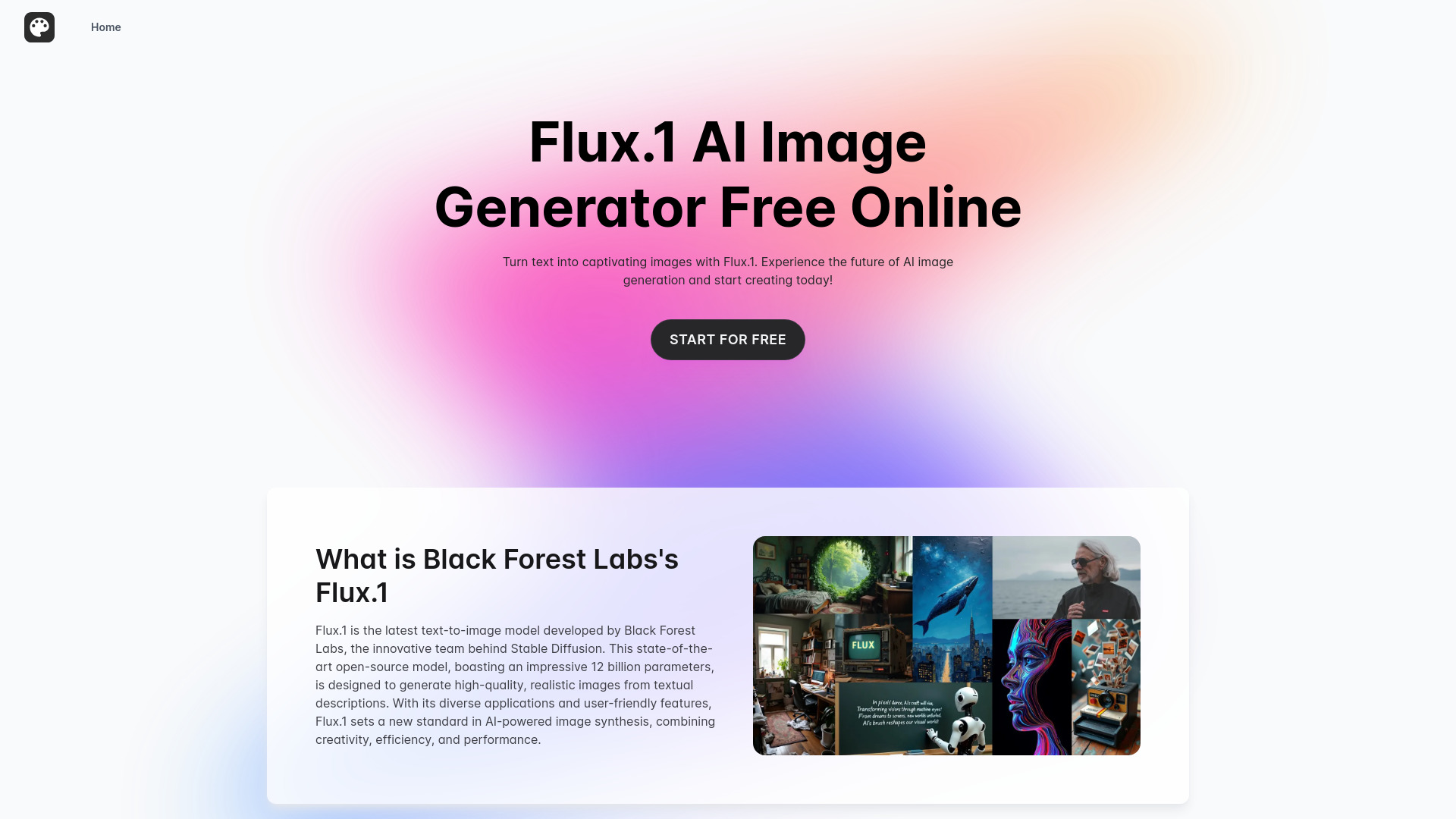 FluxAI.art: AI Image Generator Free Online网页截图,FluxAI.art: AI Image Generator Free Online网页快照