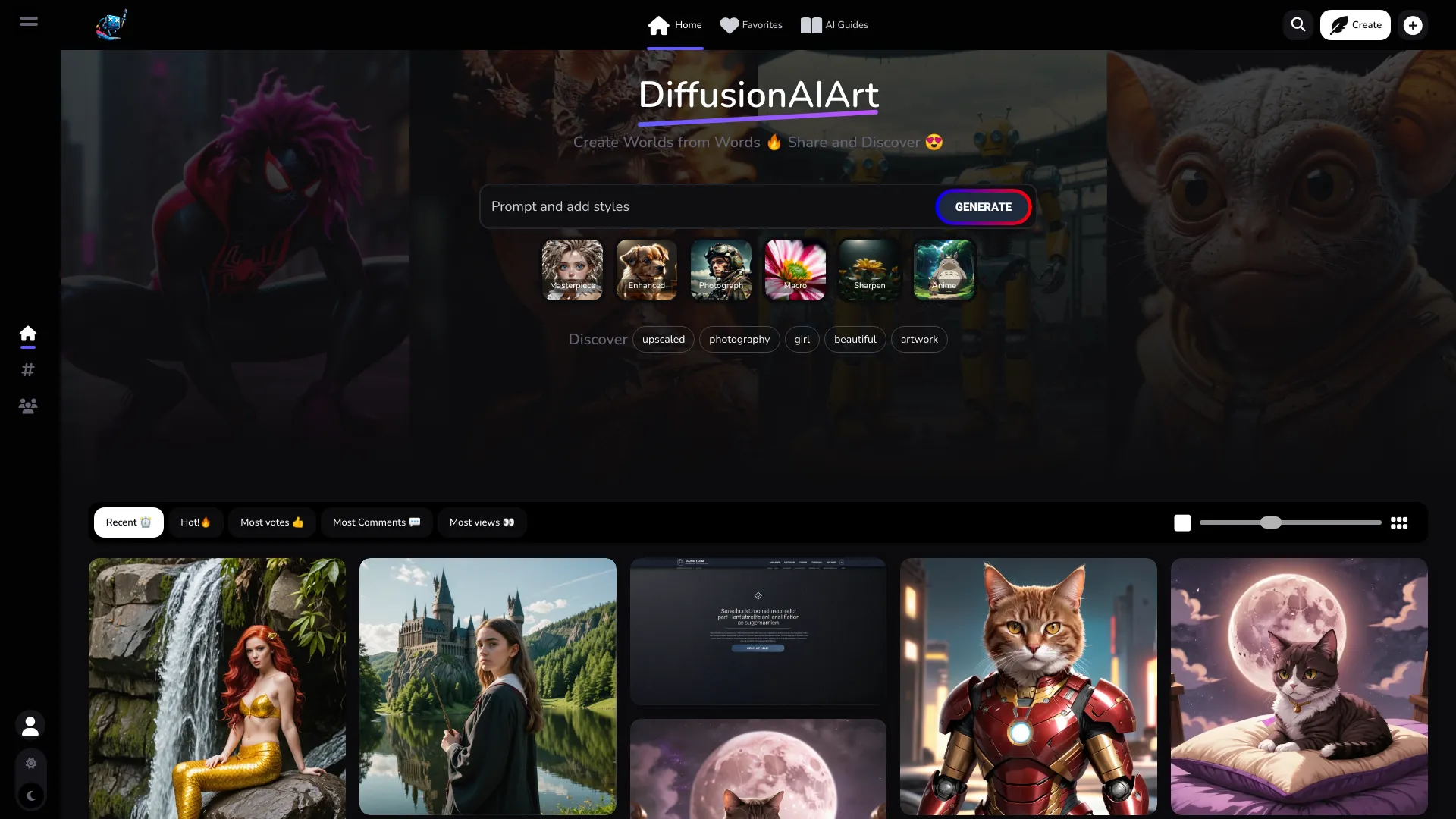 diffusionaiart网页截图,diffusionaiart网页快照