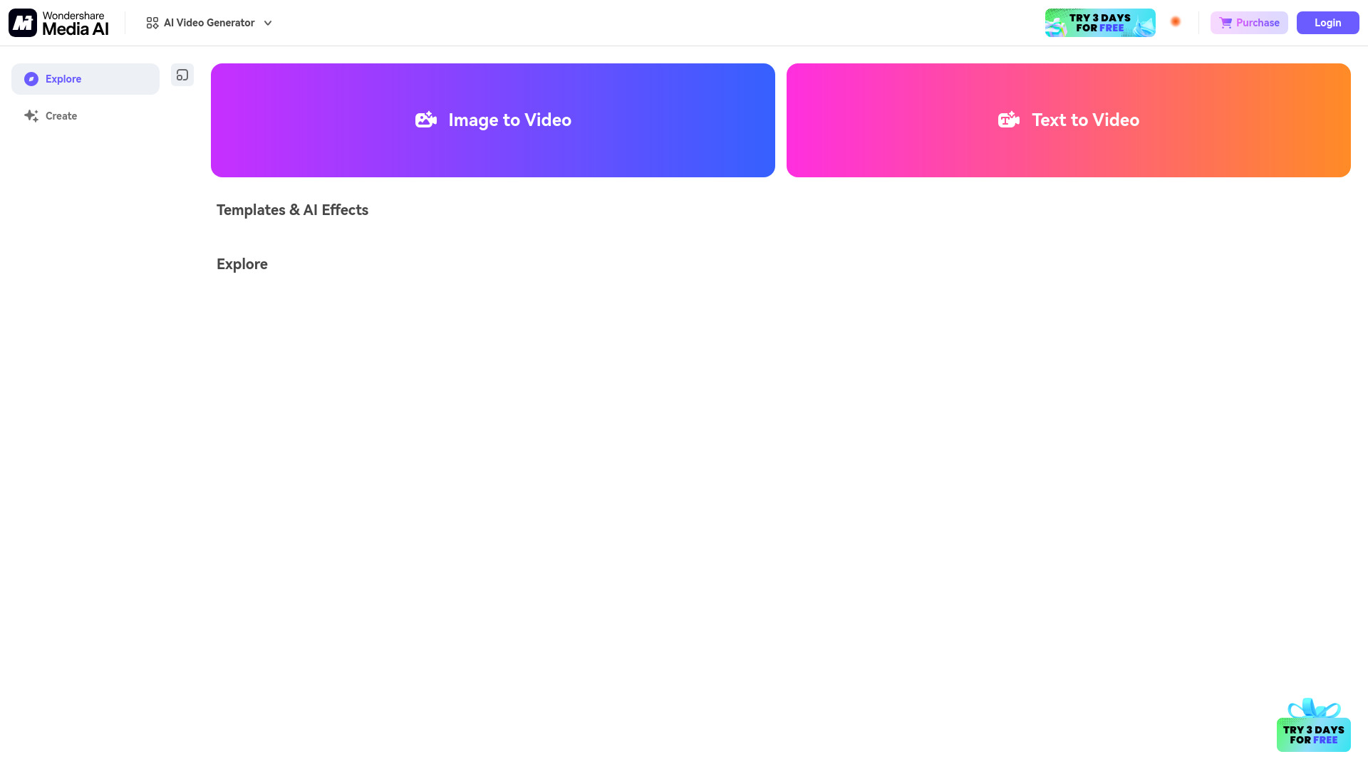 Media.io AI Video Generator网页截图,Media.io AI Video Generator网页快照