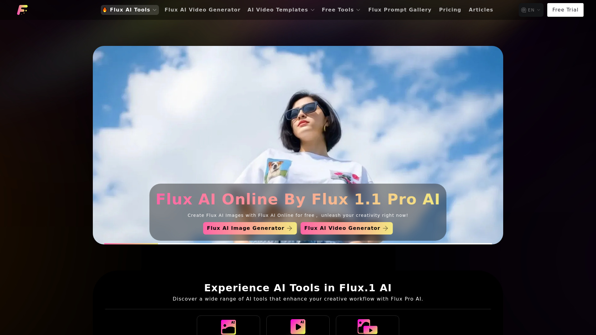 Flux AI Proweb网页截图,Flux AI Proweb网页快照