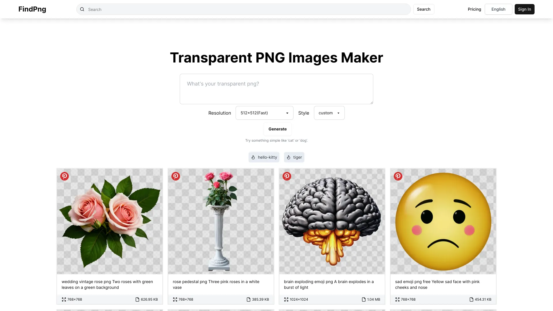 FindPng网页截图,FindPng网页快照