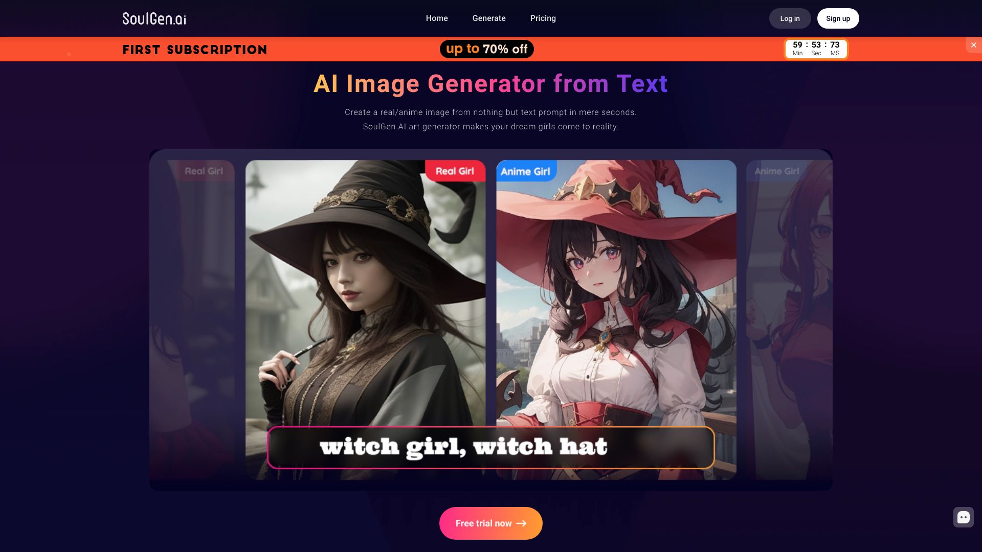 SoulGen网页截图,SoulGen网页快照