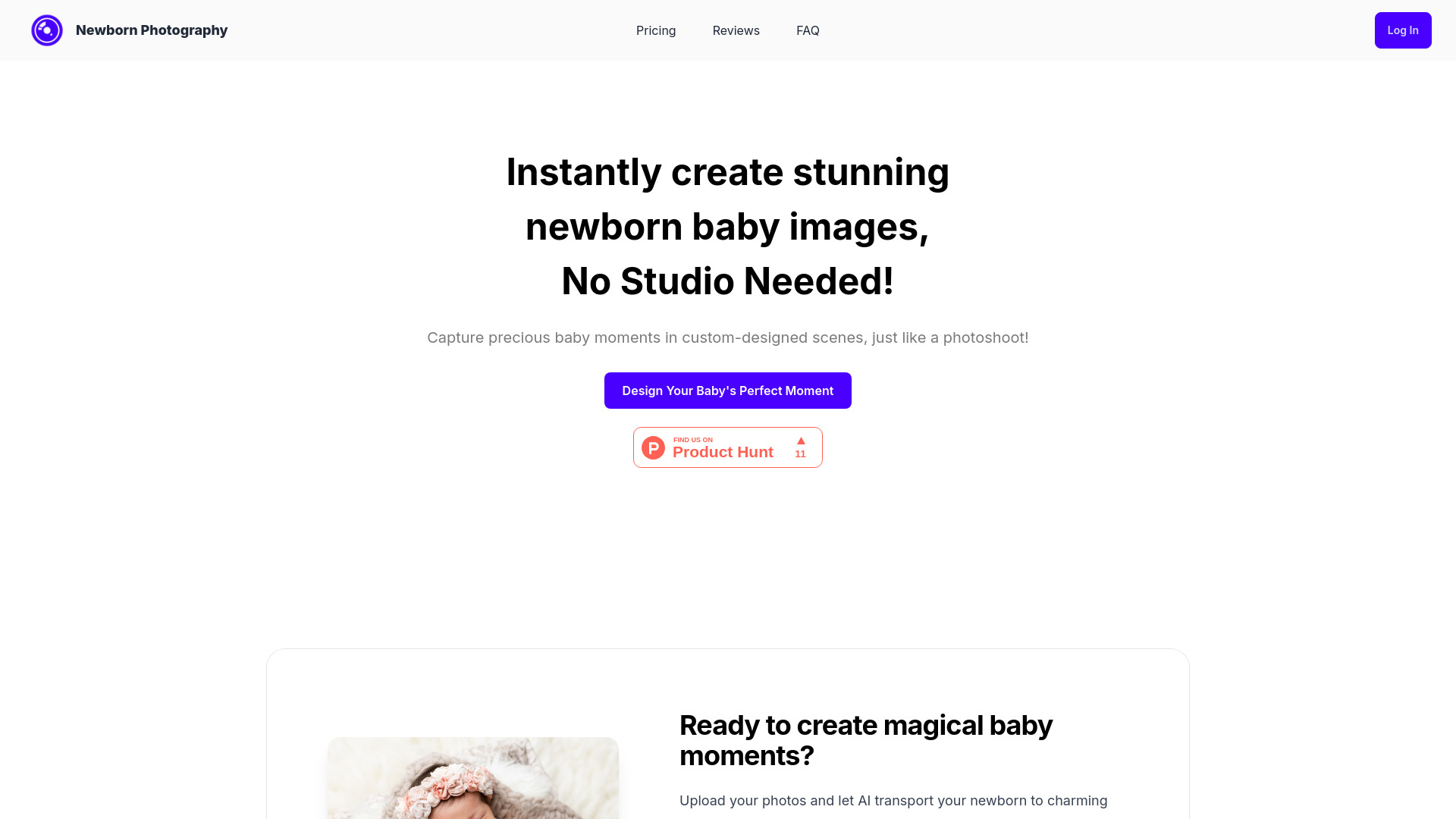 Newborn Photography网页截图,Newborn Photography网页快照