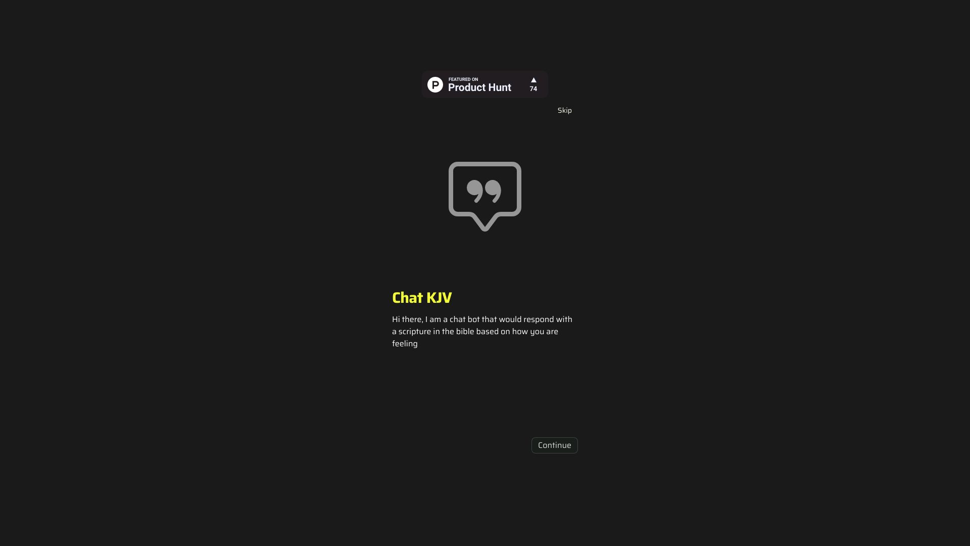 Chat KJV网页截图,Chat KJV网页快照