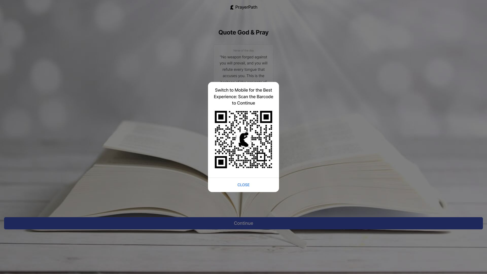 PrayerPath网页截图,PrayerPath网页快照