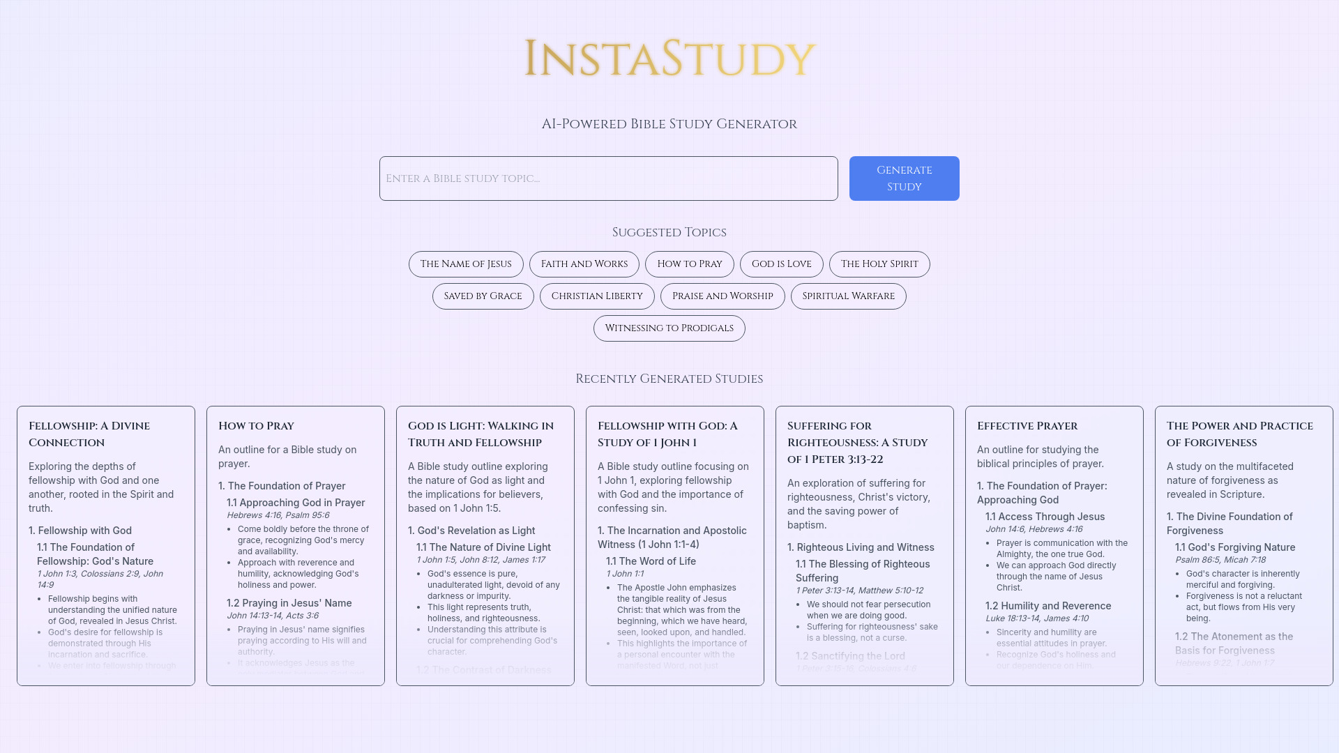 InstaStudy网页截图,InstaStudy网页快照