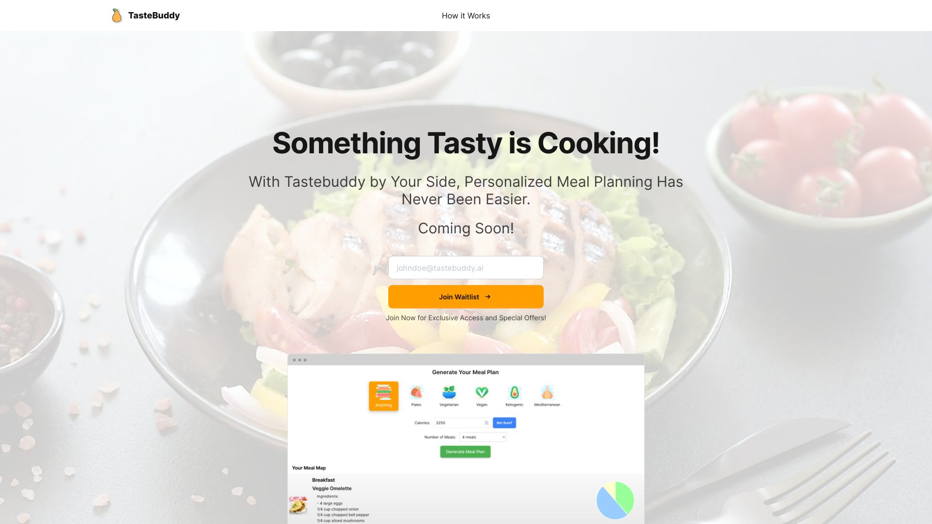 TasteBuddy网页截图,TasteBuddy网页快照