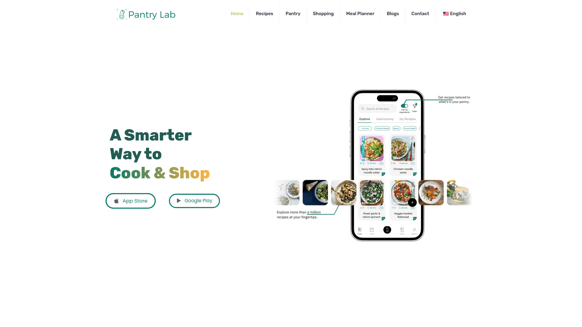 PantryLab网页截图,PantryLab网页快照
