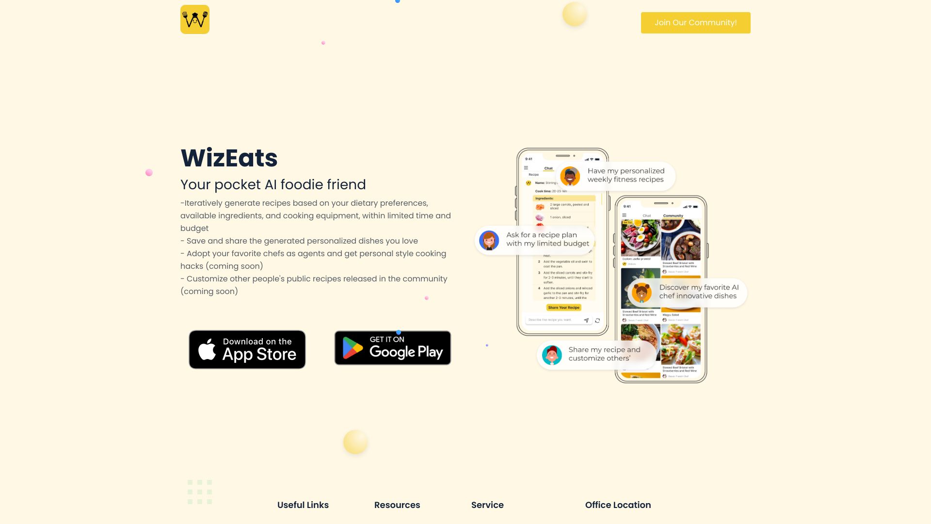 WizEats网页截图,WizEats网页快照
